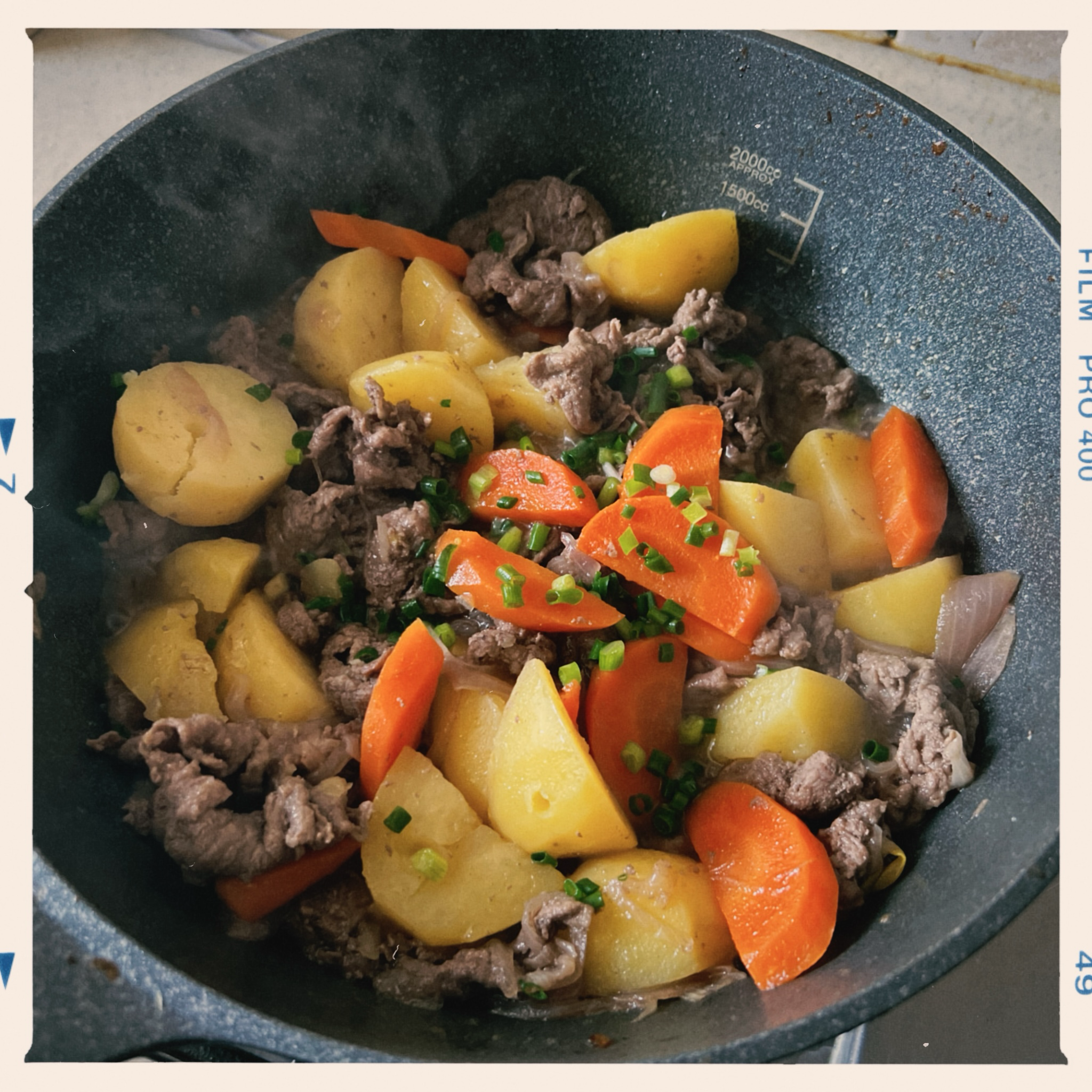 马铃薯炖肉 出锅前